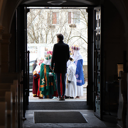 Einzug in die Kirche