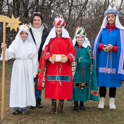 5. 1.: Gruppe Liebochstraße begleitet von Birgit Fengler