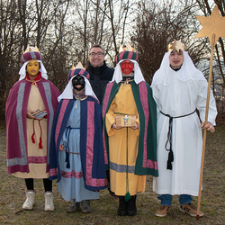 3. 1.: Gruppe Unterberg außen begleitet von Thomas Hütter